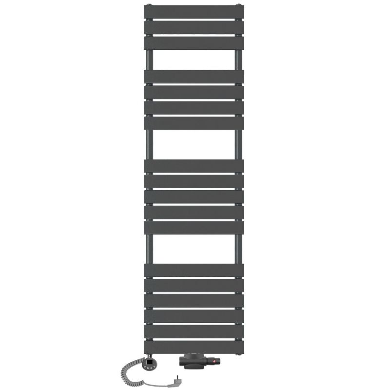 Grzejnik łazienkowy wodno-elektryczny Mila 1800x500 antracyt 1